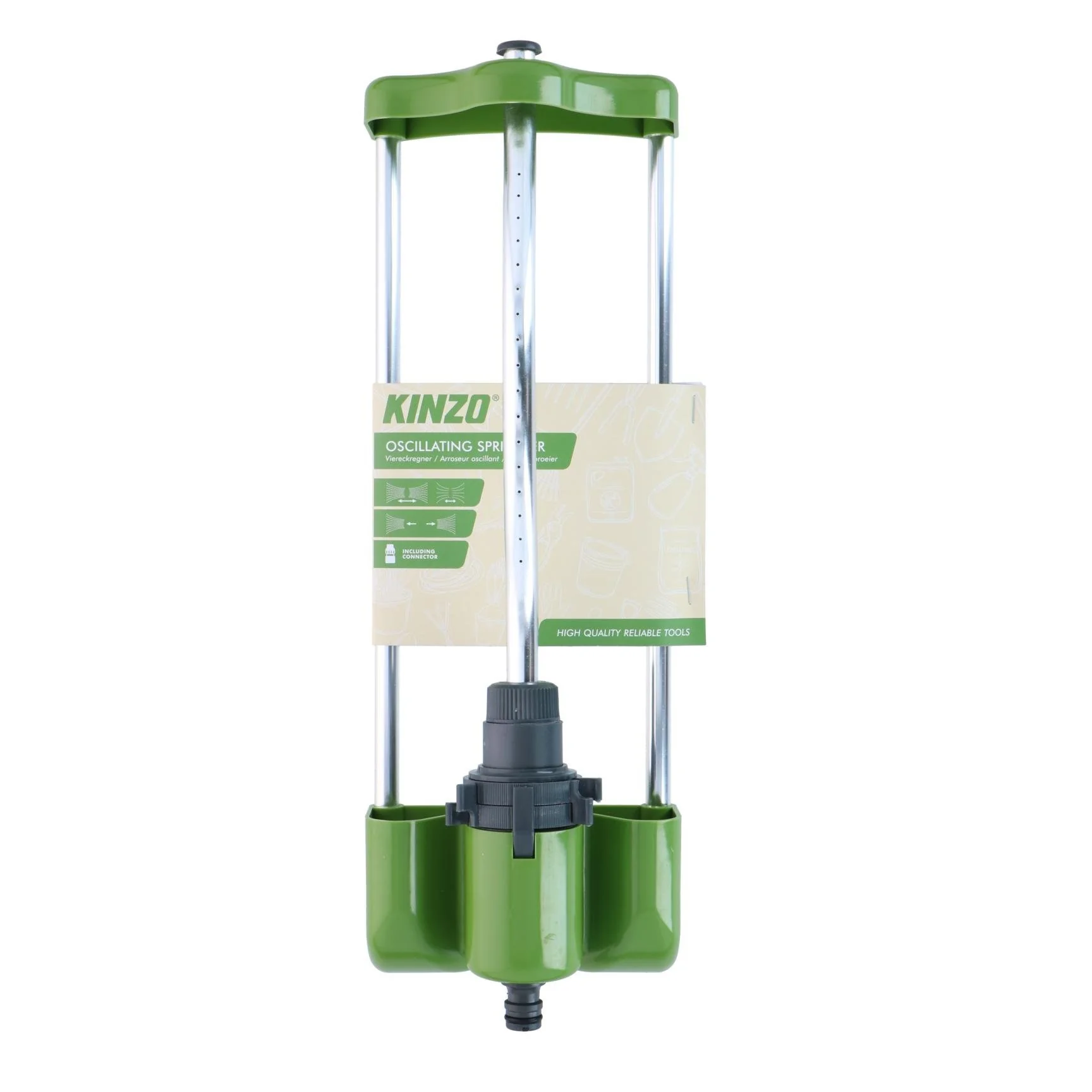 KINZO Green Oscillating Garden Sprinkler