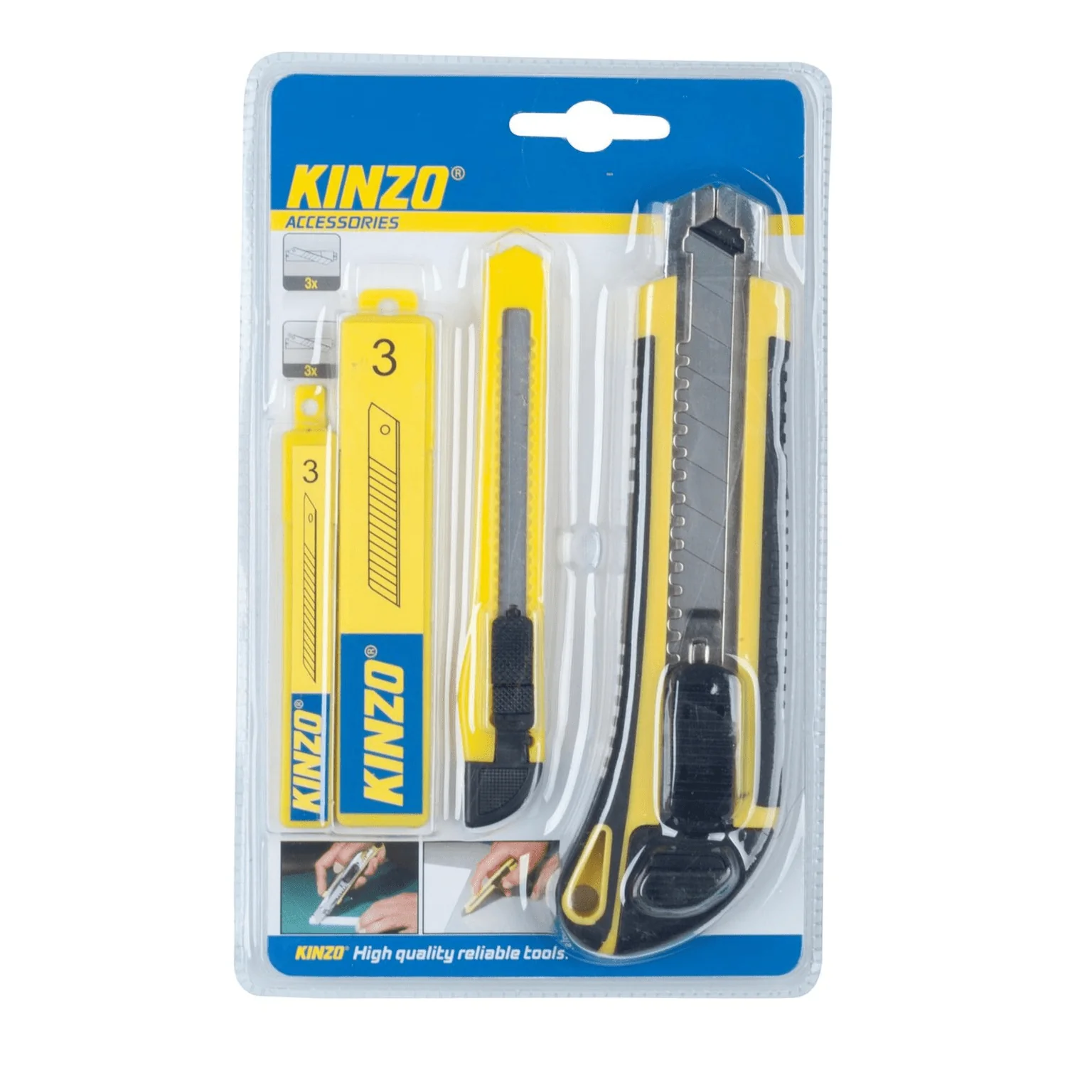 KINZO Hobby Knife Set With Spare Blades