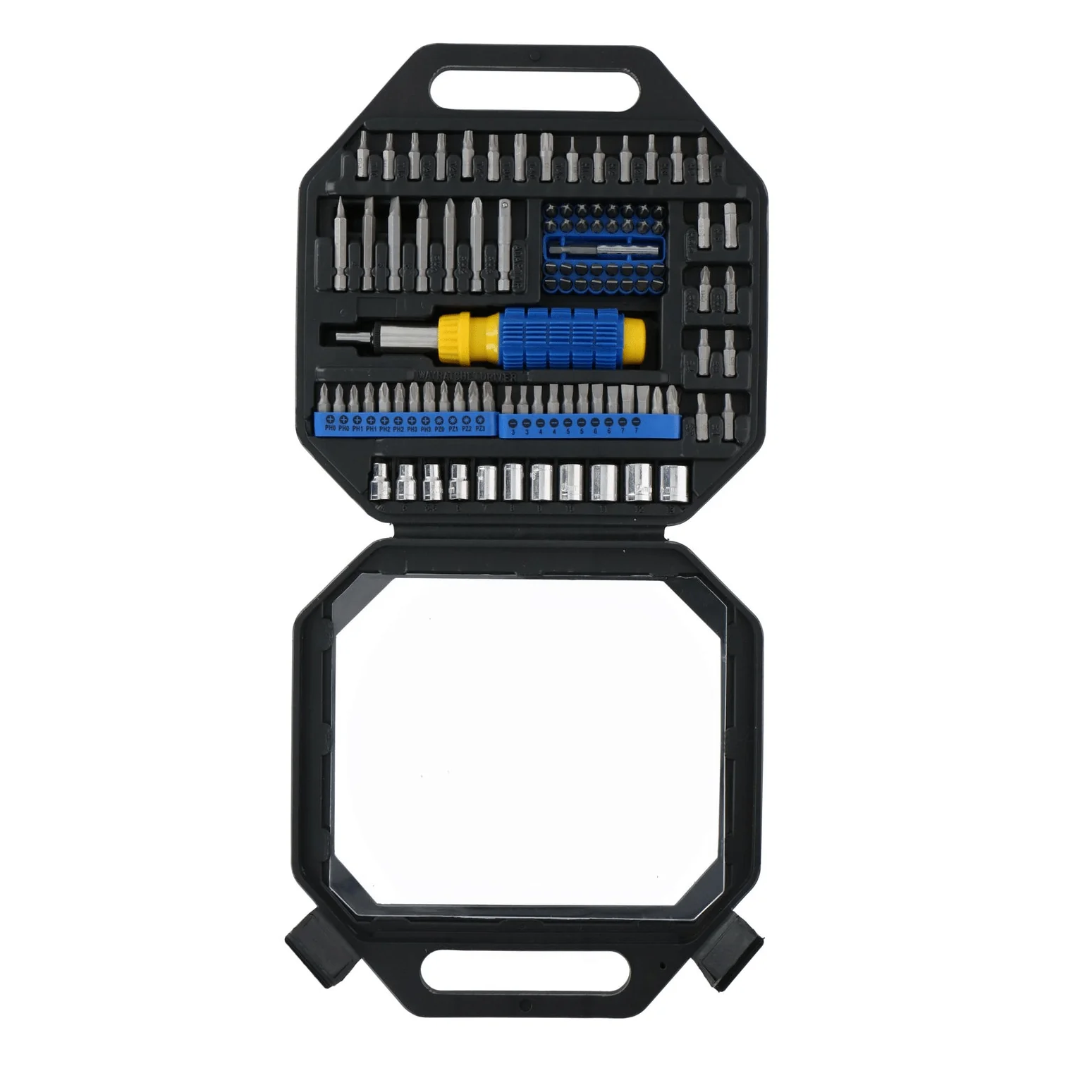 KINZO Ratchet Screwdriver Set With Bits And Sockets 99 Piece - Image 2
