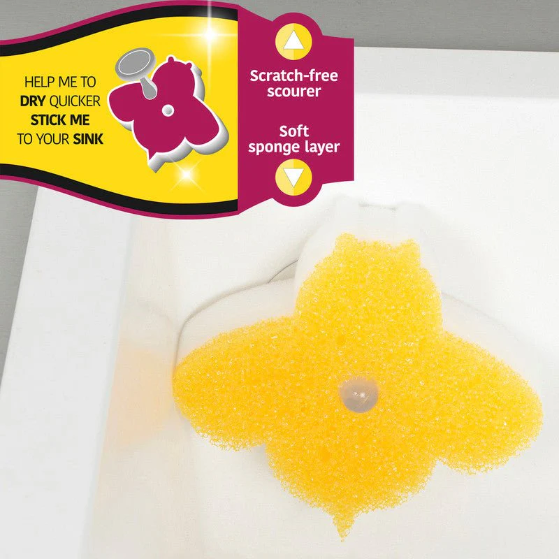 Kleeneze Busy Bee Double Sided Sponge Pack Of 2 - Image 3