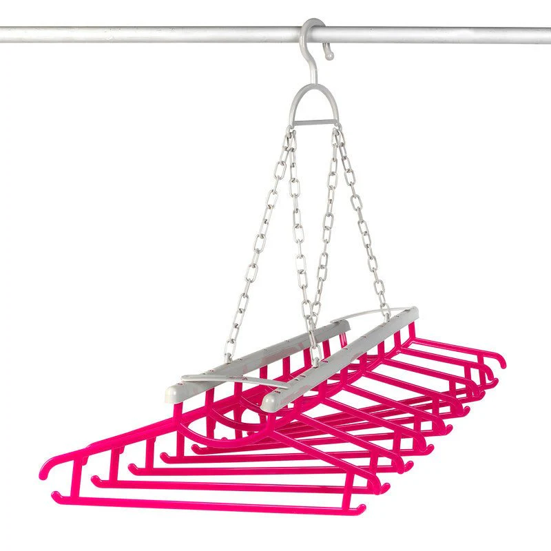 Kleeneze Multi Shirt Hanger, Grey/Pink - Image 4