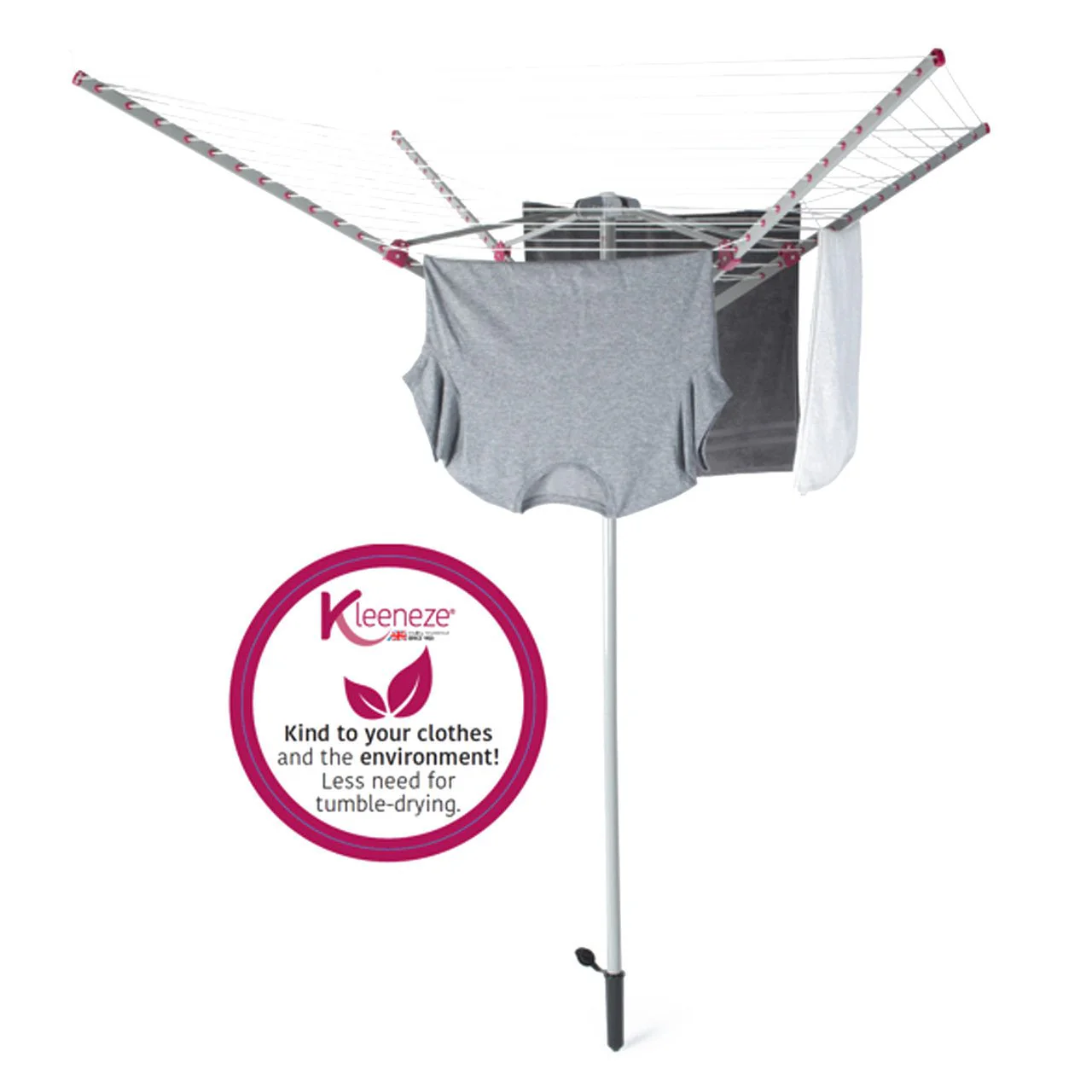 Kleeneze Rotary Outdoor Clothes Airer 60 Metre - Image 3
