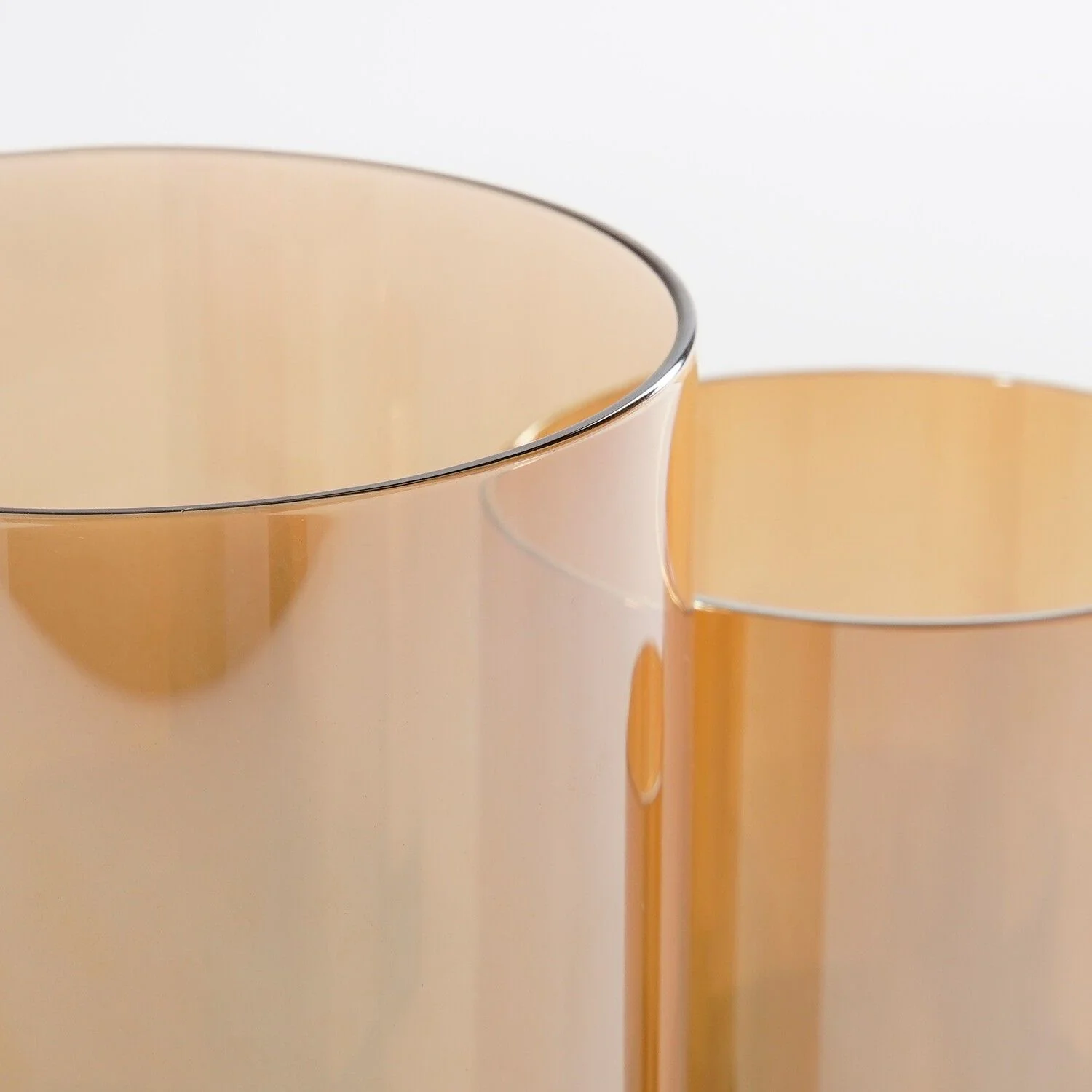 Kratos Candle Holder - L36 x W11,5 x H17,5 cm - Metal, Glass - Gold - Image 5