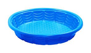 KTL Plastic 4ft Dog Paddling Pool / Paddling Pool / Sand Pit 3 in 1