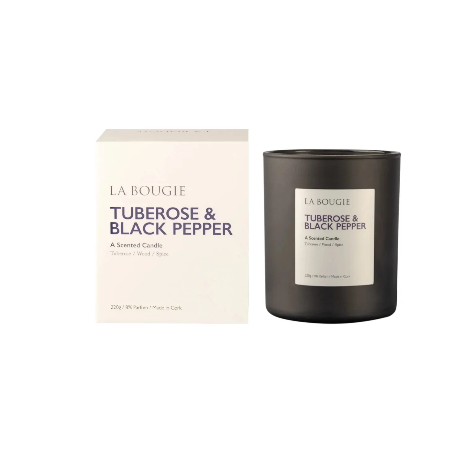 La Bougie Tuberose & Black Pepper Candle 220g