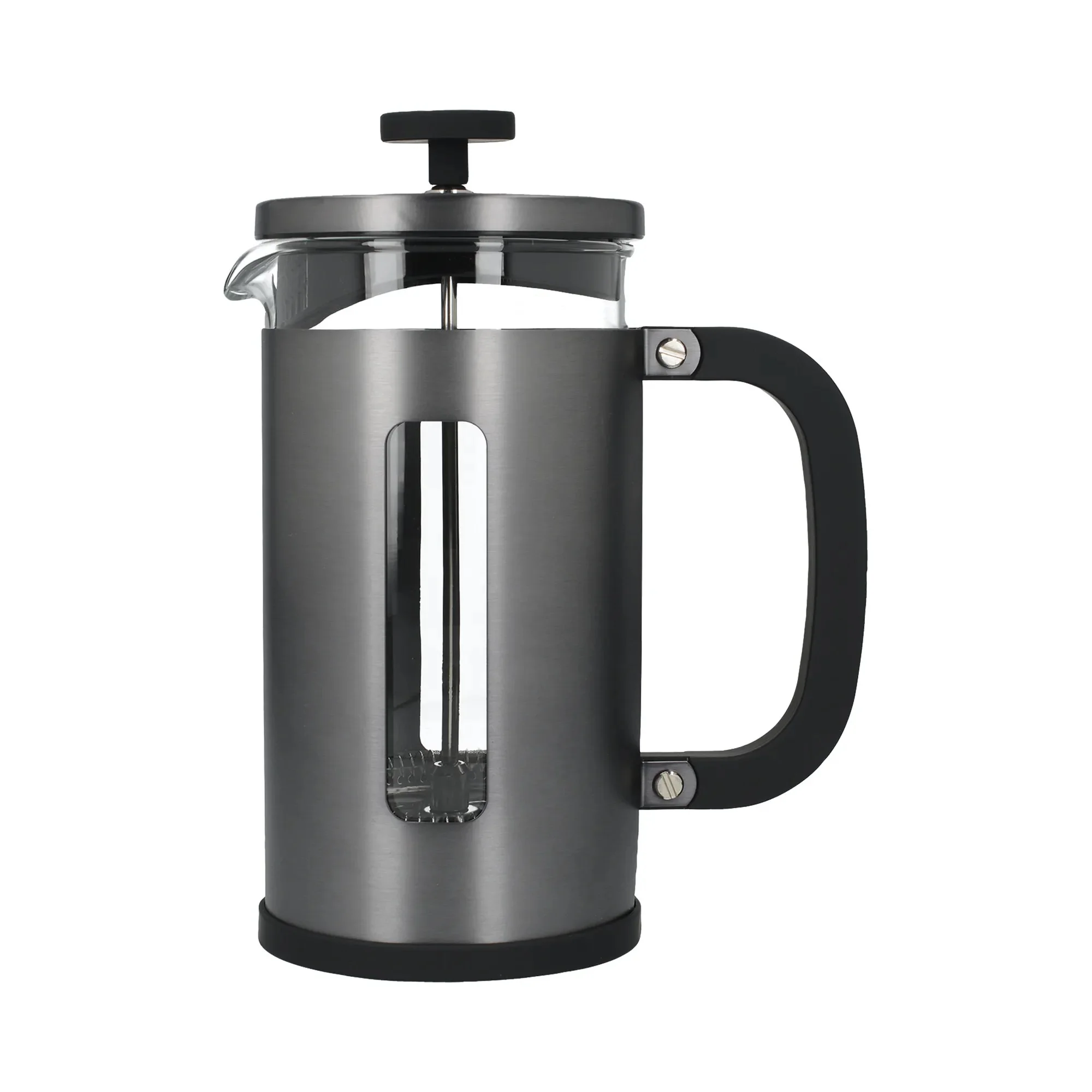 La Cafetiere Pisa 8 Cup Cafetiere Metal Grey