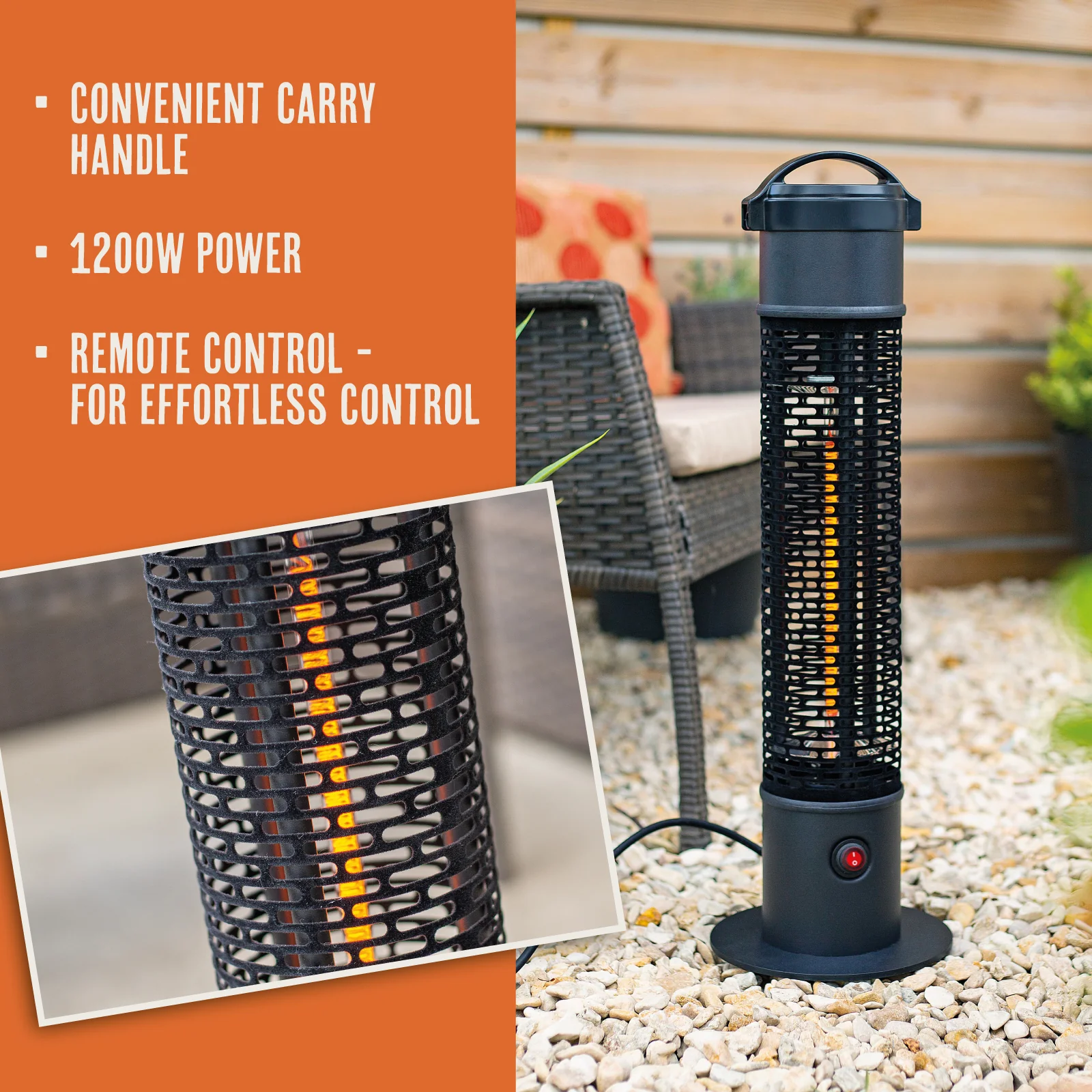 La Hacienda Tauri Portable Tower Heater - Image 6