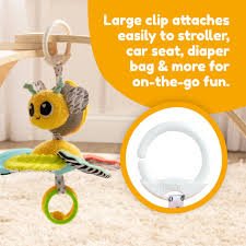 Lamaze Bee With Flower Clip & Go - Image 3