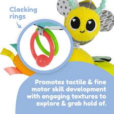 Lamaze Bee With Flower Clip & Go - Image 4