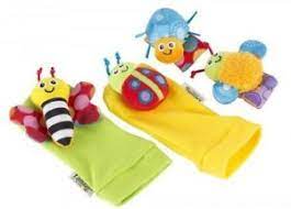 Lamaze Gardenbug Wrist Rattle Footfinder