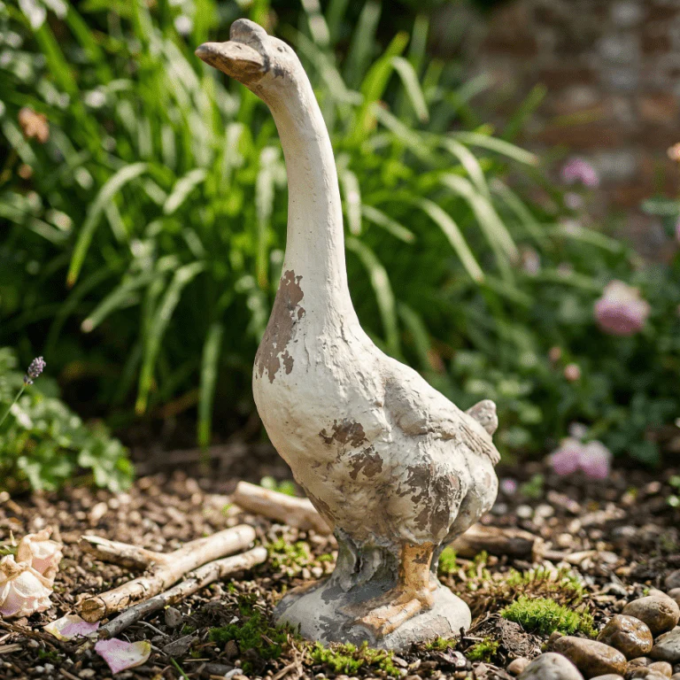 Large Goose Garden Ornament