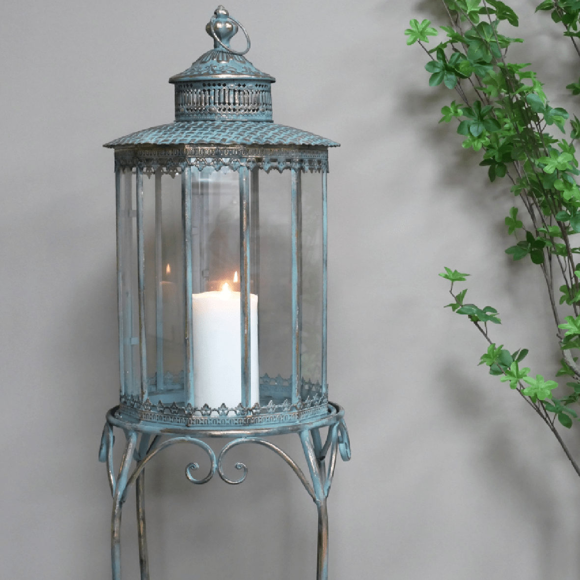 Large Lantern On Stand 120cm - Image 3