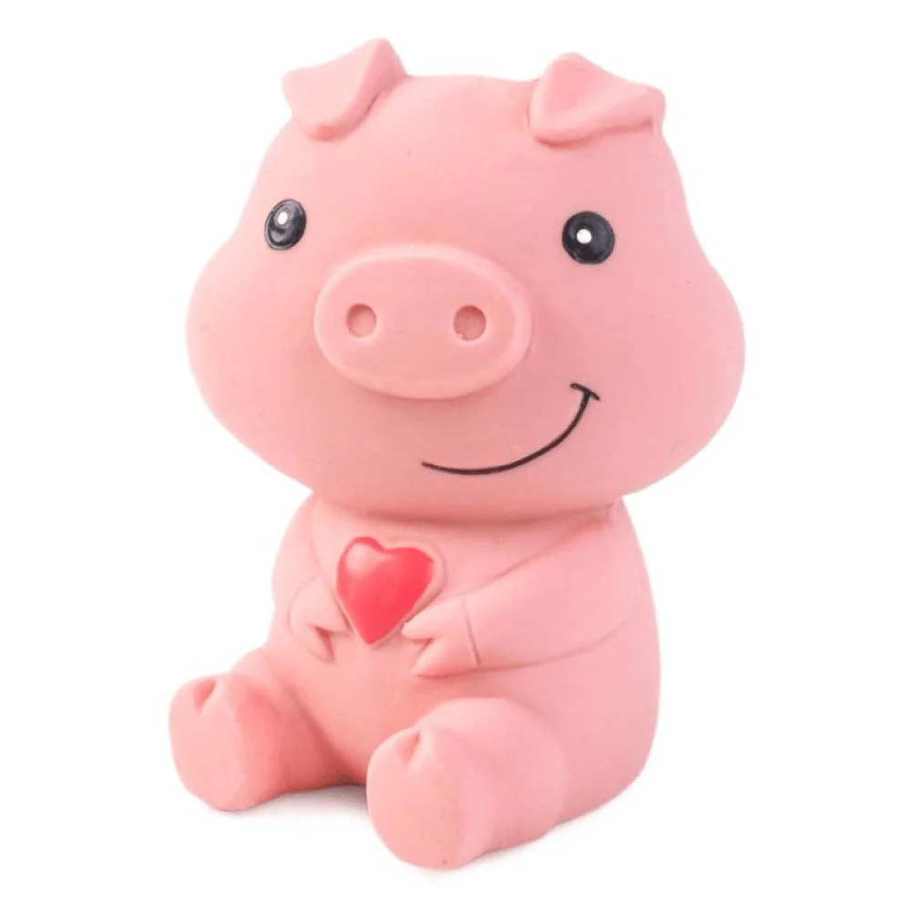 Latex Squeaky Piggie Pet Toy - Large