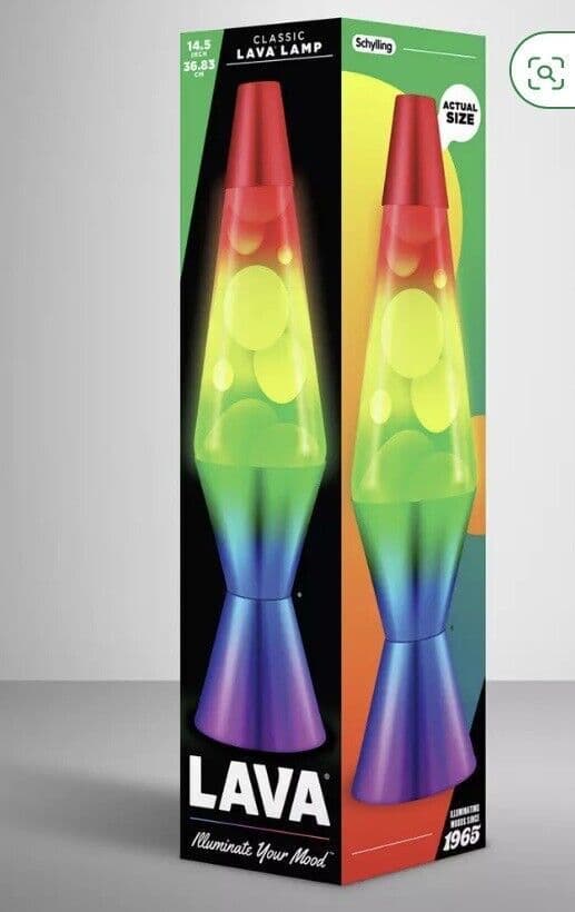 Lava Lamp Rainbow 14.5" - Image 2