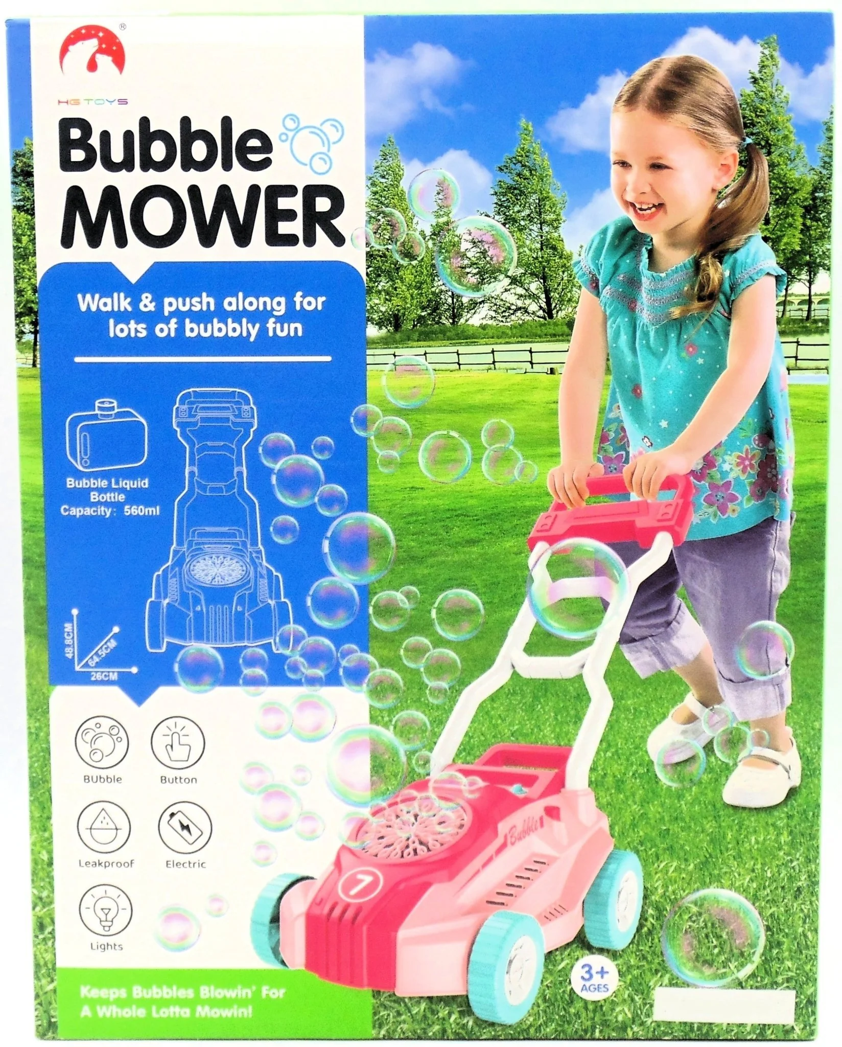 Lawnmower Bubble Machine