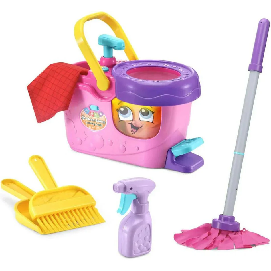 Leapfrog Clean Sweep Mop & Bucket Pink - Image 2