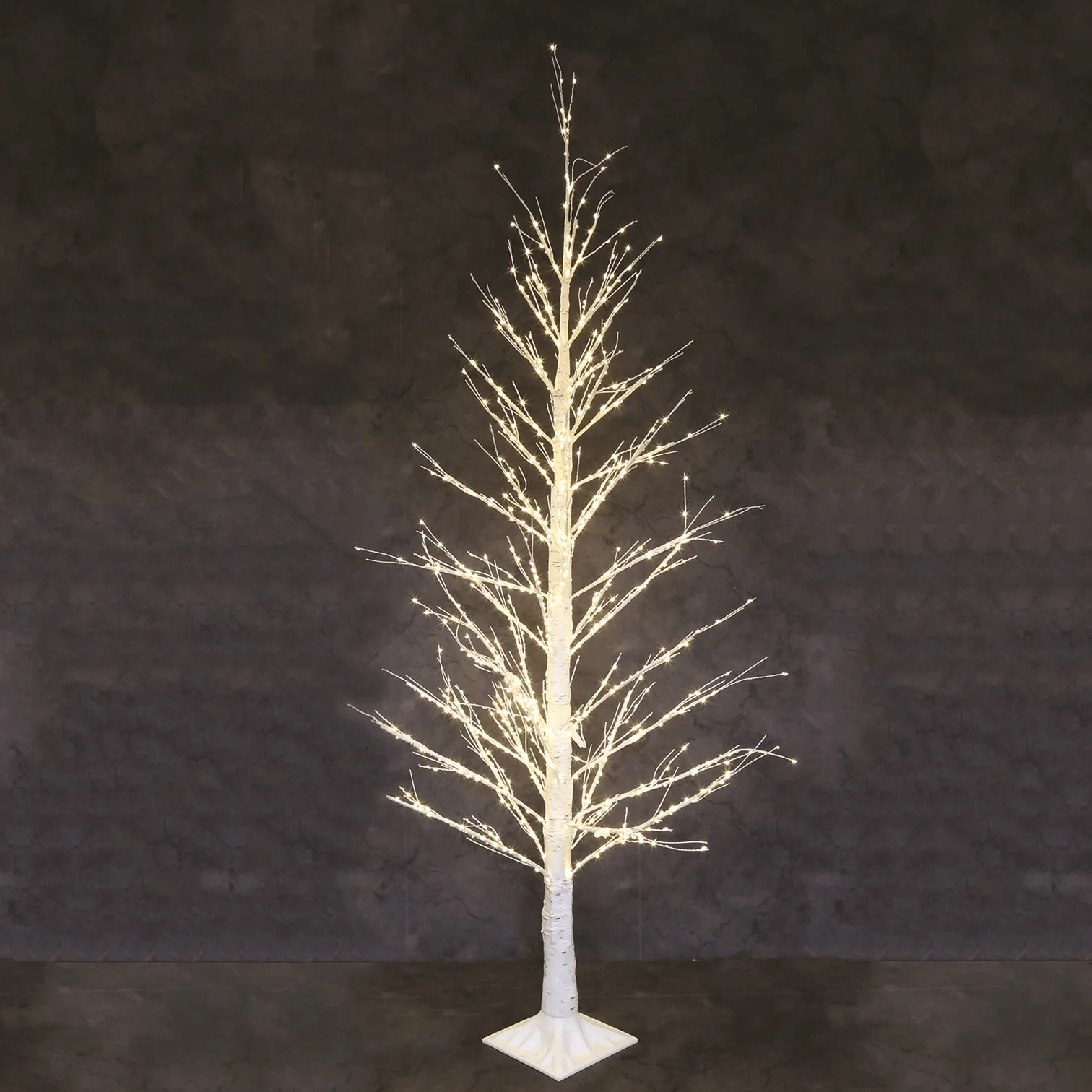 LED Birch Christmas Tree 180cm (6ft) with 1100 LED's