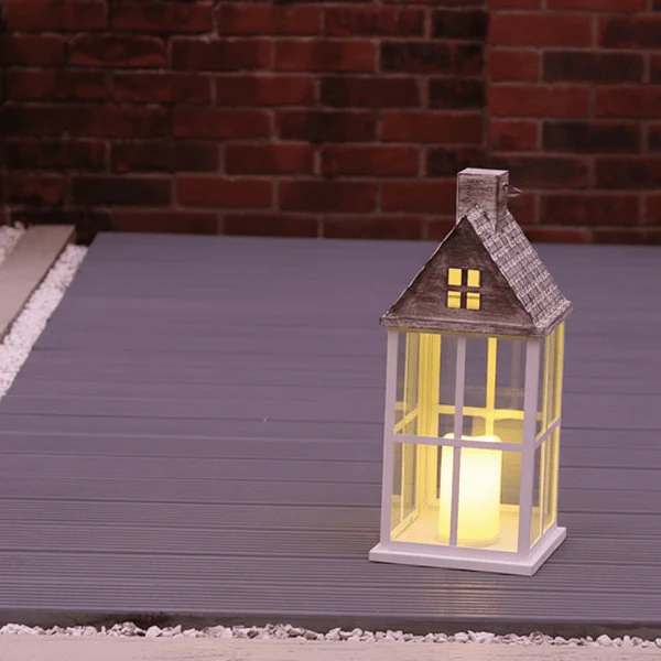 LED House Lantern 45cm - Image 2