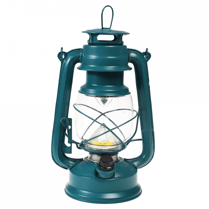 LED Hurricane Lantern – Spirit of Adventure Blue (24cm)