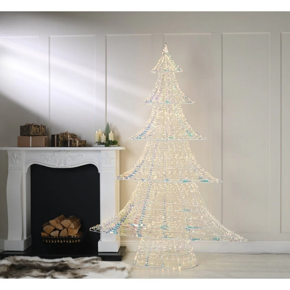 Led Lit Iridescent Display Tree | 210Cm