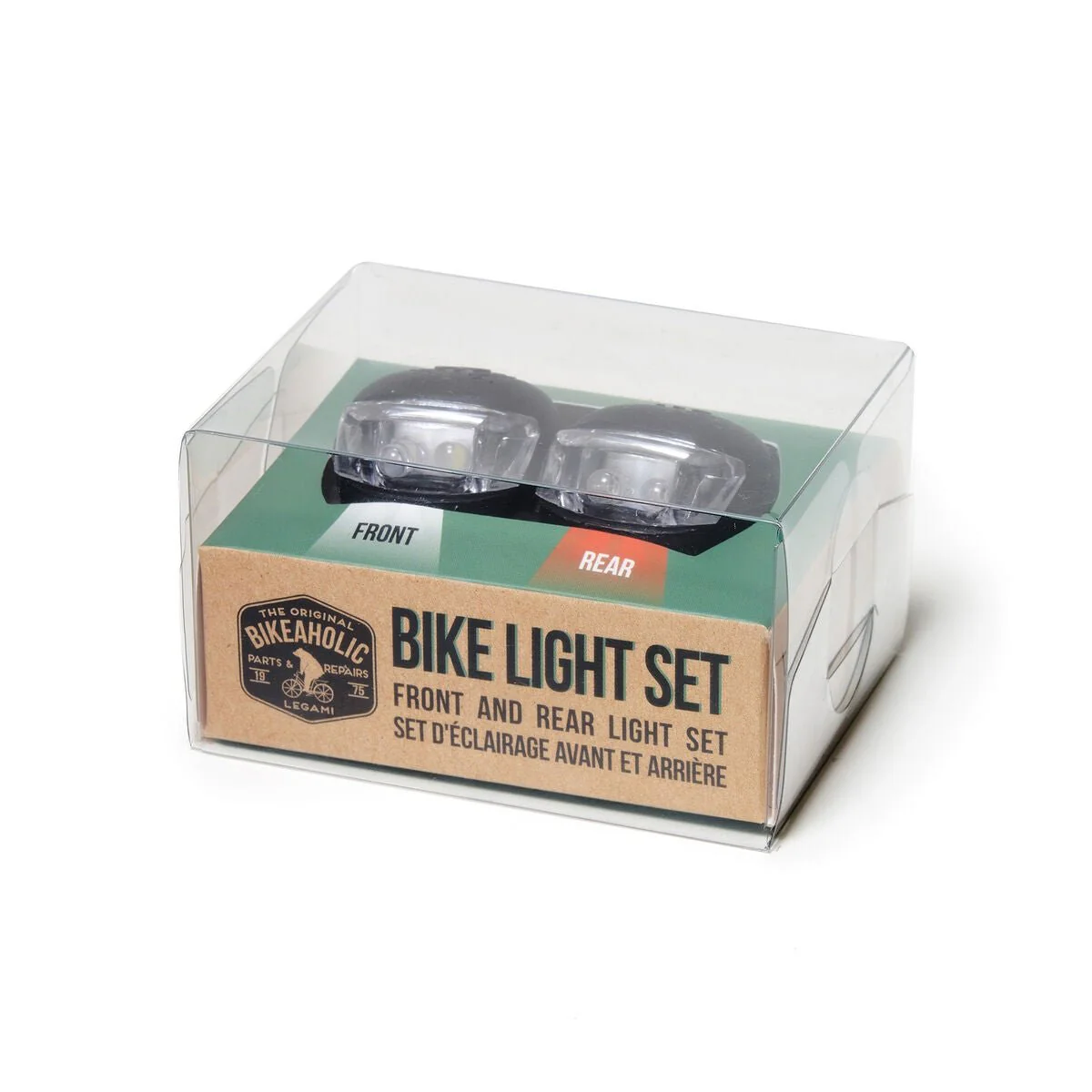Legami 2pc Bike Light Set - Red & white - Image 5