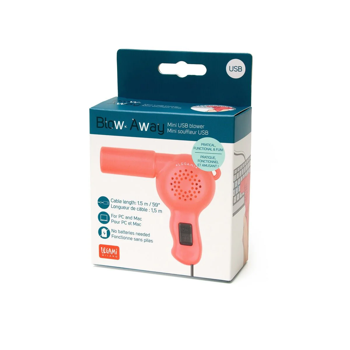 Legami Blow Away Mini USB Blower
