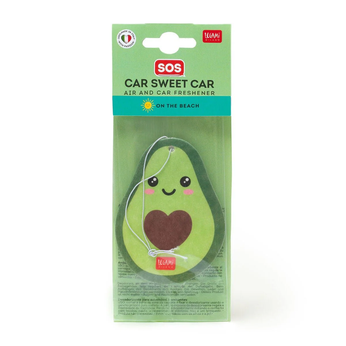 Legami Car Sweet Car - Car Freshener - Avocado - Image 2