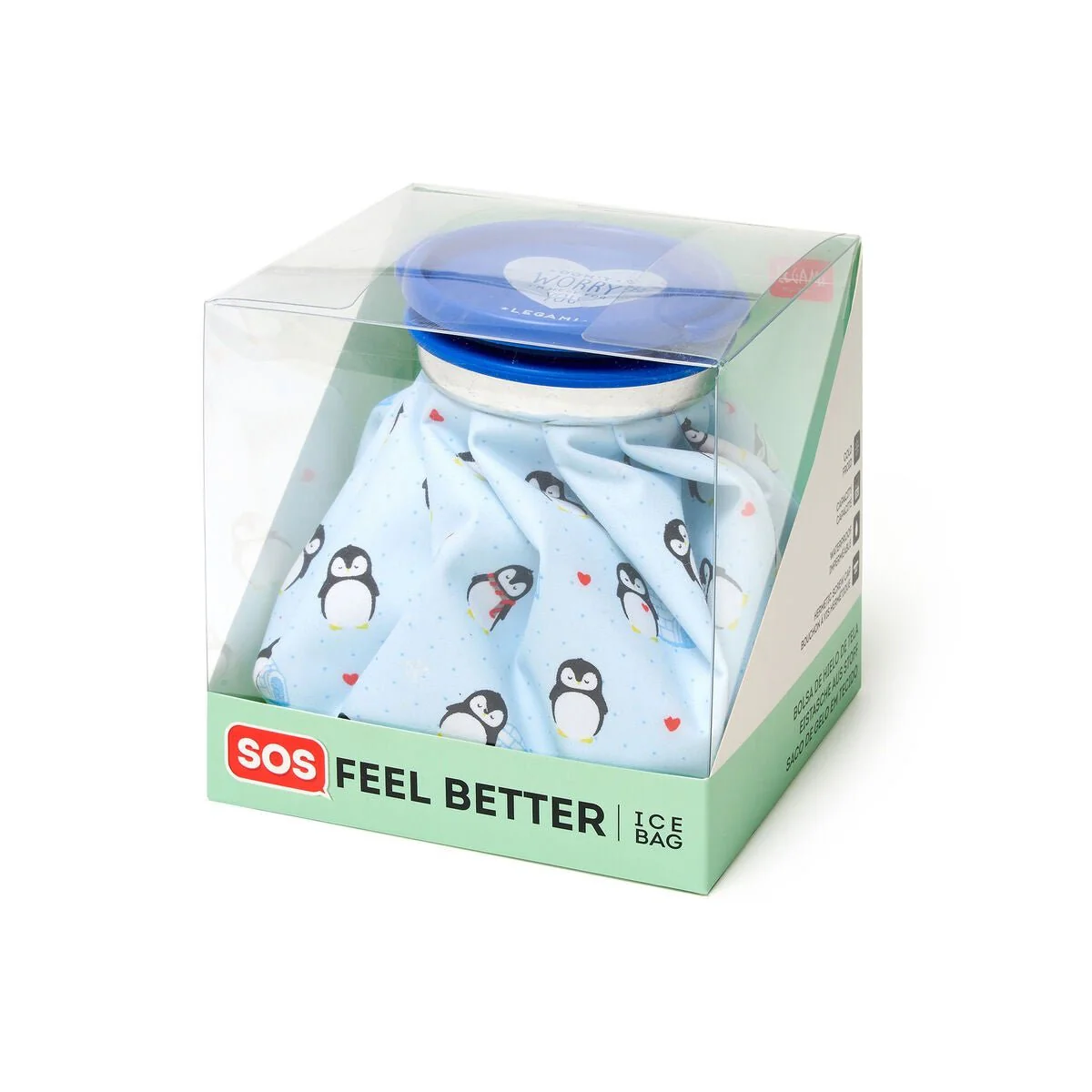 Legami SOS Feel Better Fabric Ice Bag - Penguin - Image 2