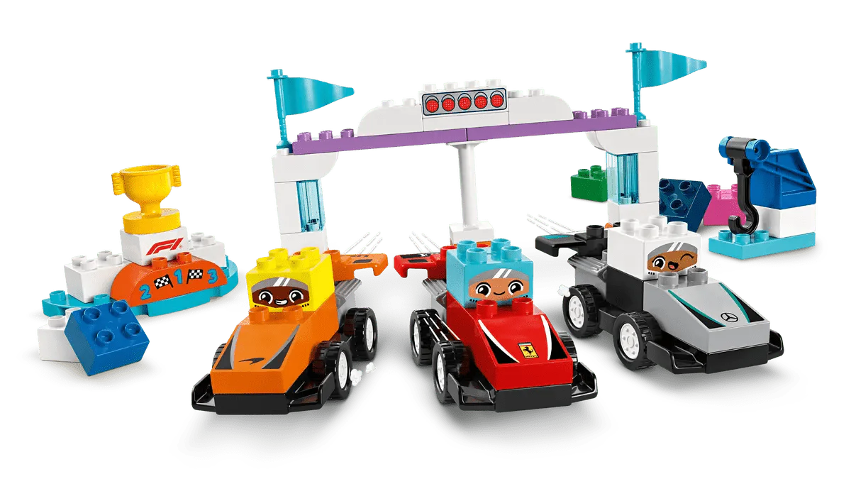 Lego 10445 Duplo F1 Team Race Cars & Drivers - Image 3