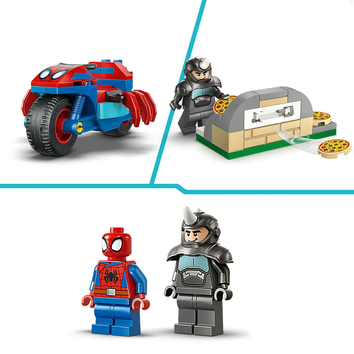 Lego 11206 Spidey On His Motorcycle Vs Rhino - Image 3