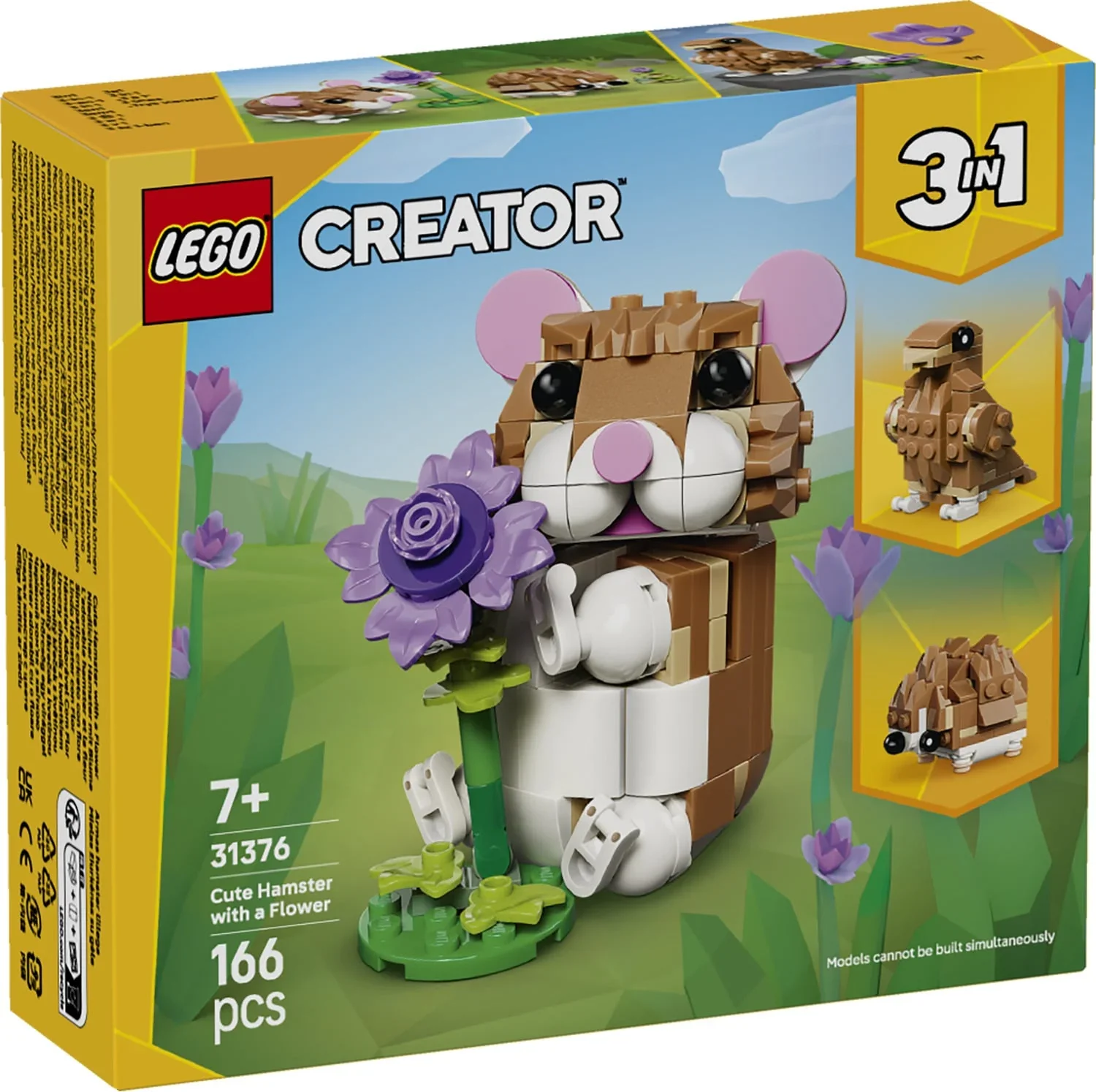 Lego 31376 Creator Cute Hamster With A Flower