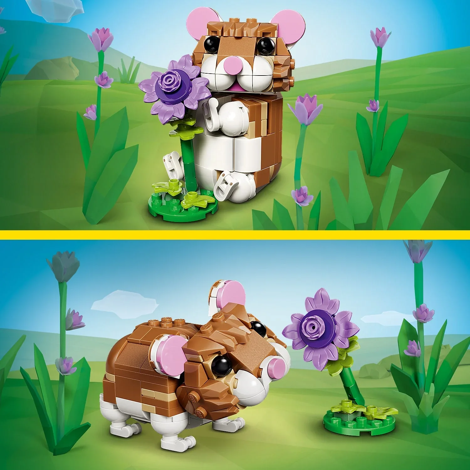 Lego 31376 Creator Cute Hamster With A Flower - Image 4