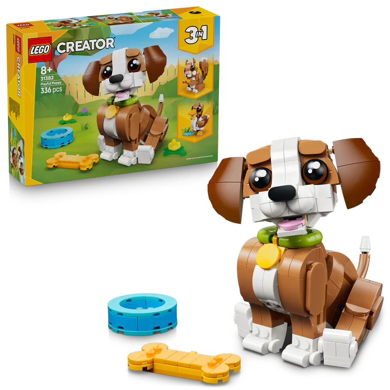 Lego 31382 Creator 3 In 1 Cute Animals: Playful Puppy Dog