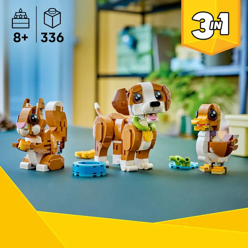 Lego 31382 Creator 3 In 1 Cute Animals: Playful Puppy Dog - Image 4