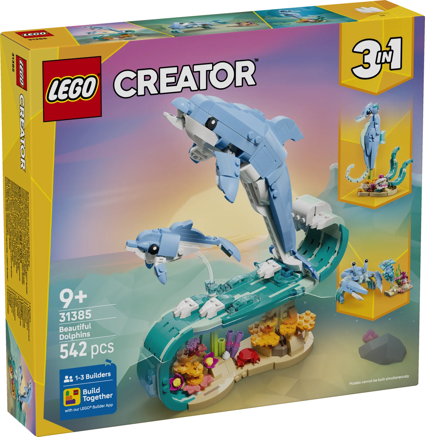 Lego 31385 Sea Animals Beautiful Dolphins