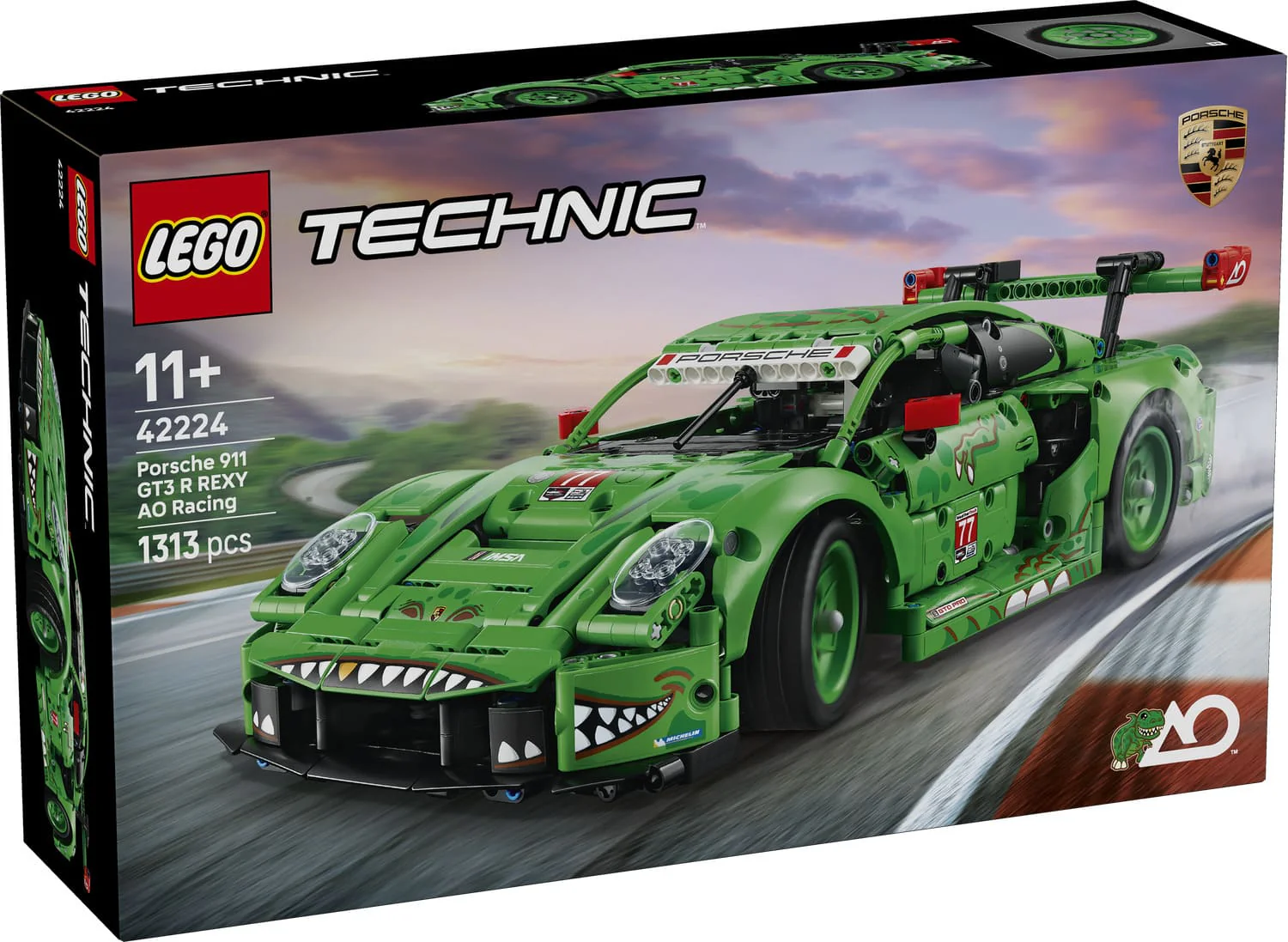 Lego 42224 Technic Porche 911 Gt3 R Rexy Ao Racing Car