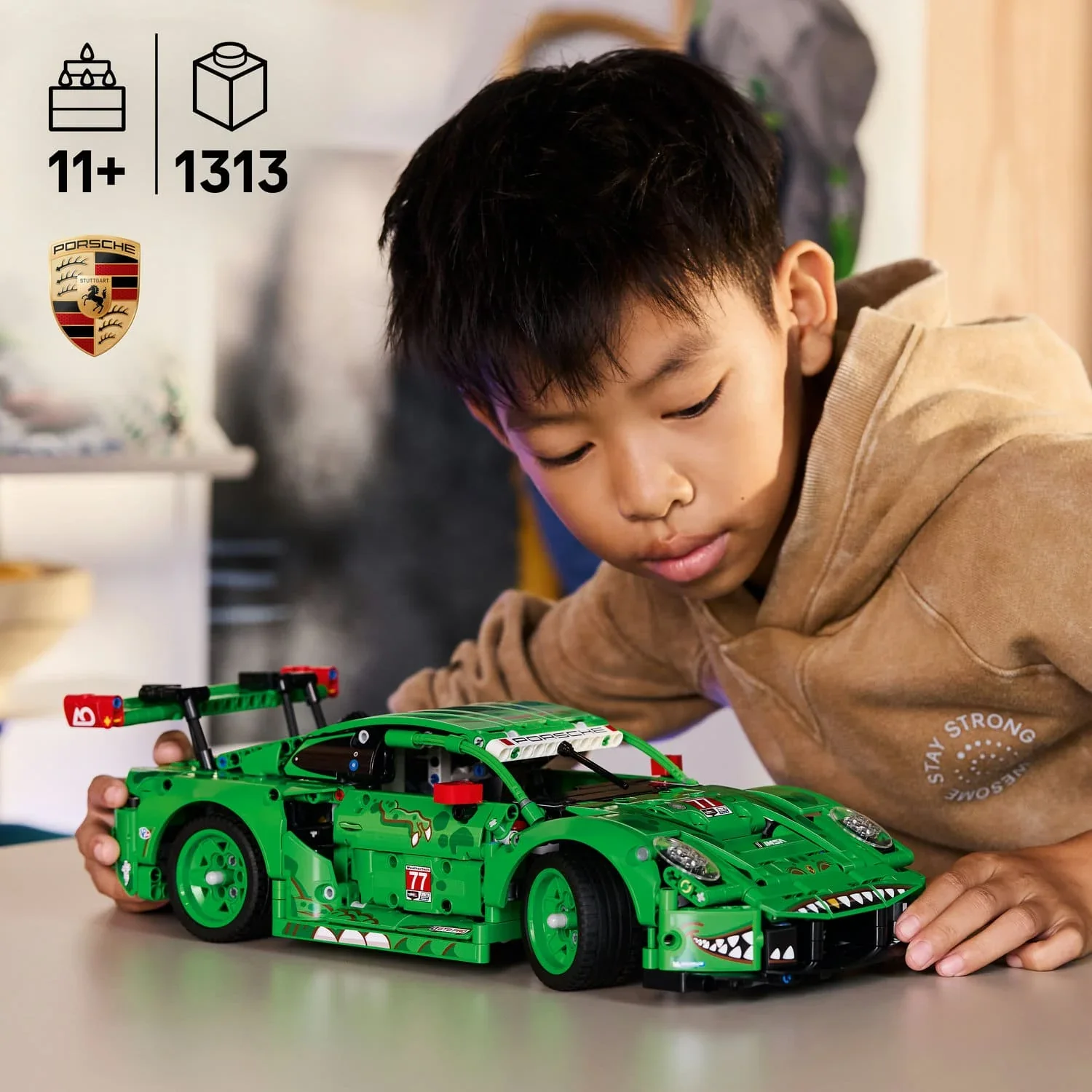 Lego 42224 Technic Porche 911 Gt3 R Rexy Ao Racing Car - Image 2