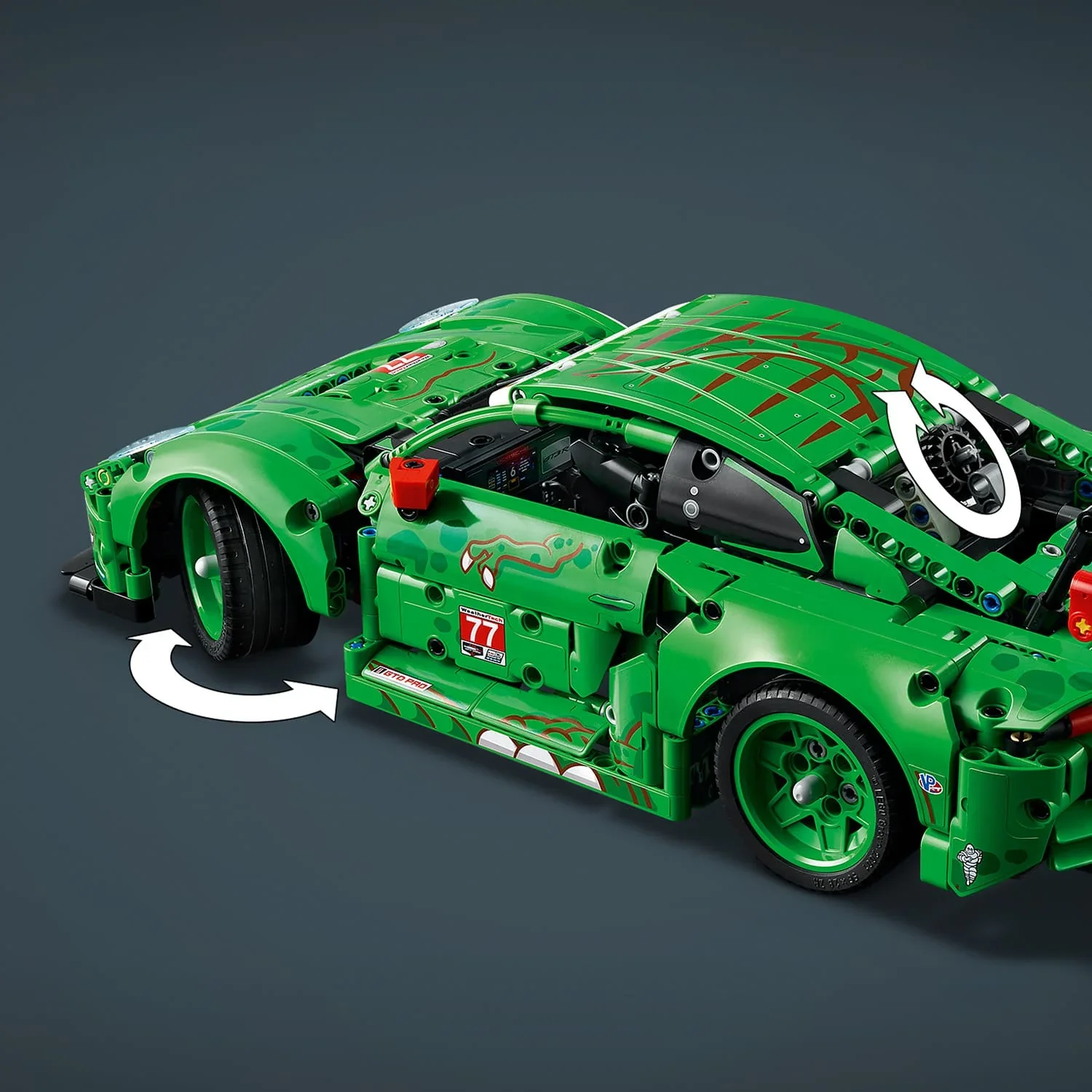 Lego 42224 Technic Porche 911 Gt3 R Rexy Ao Racing Car - Image 5