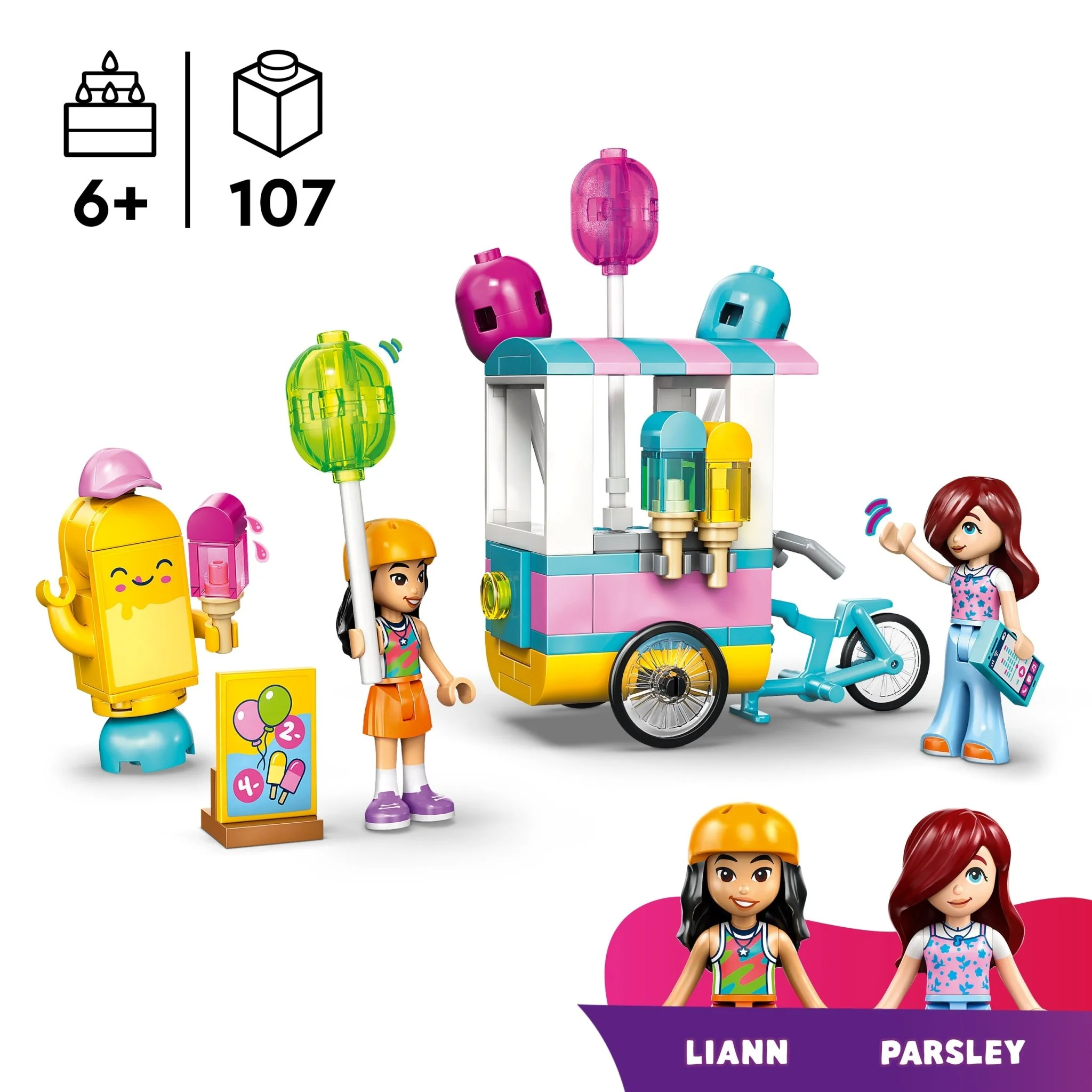 Lego 42692 IceCream and Balloon Stand - Image 2