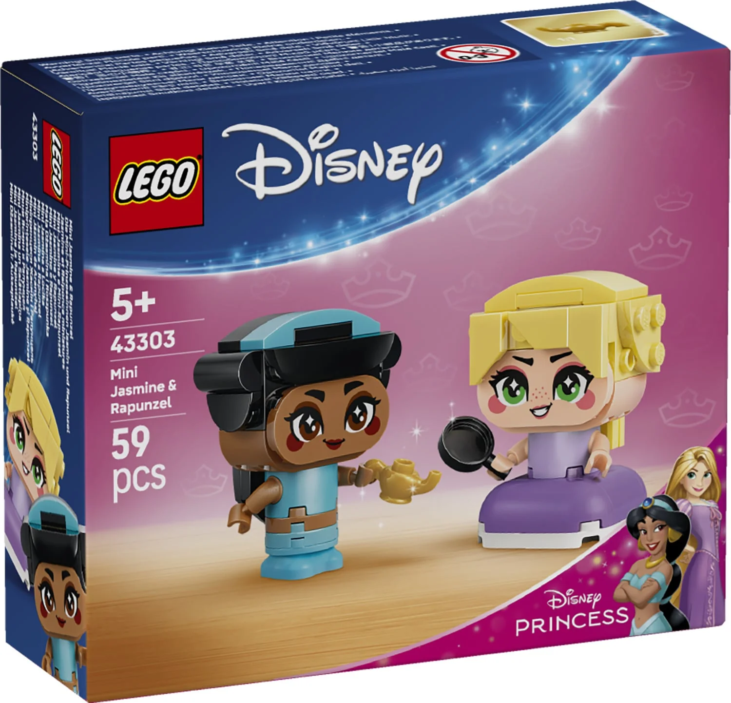 Lego 43303 Mini Jasmine And Rapunzel