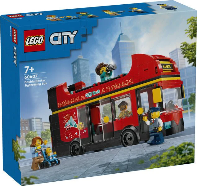Lego 60407 Red Double Decker Sightseeing Bus