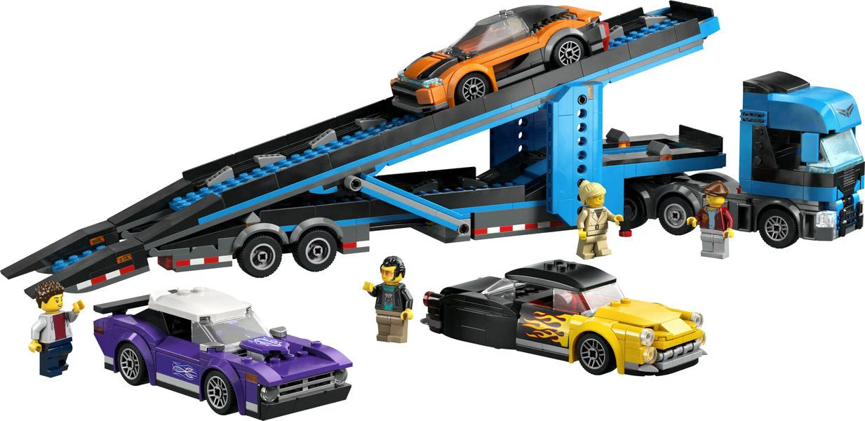 Lego 60408 City Car Transporter Truck With Sports Cars - Image 2