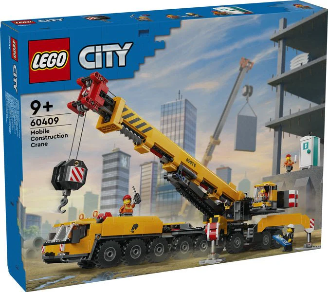 Lego 60409 City Yellow Mobile Construction Crane