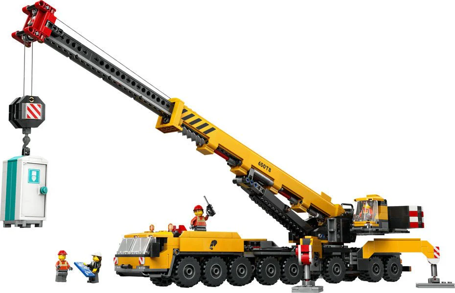 Lego 60409 City Yellow Mobile Construction Crane - Image 2