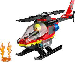 Lego 60411 City Fire Rescue Helicopter - Image 2