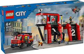 Lego 60414 City Fire Station With Fire Truck