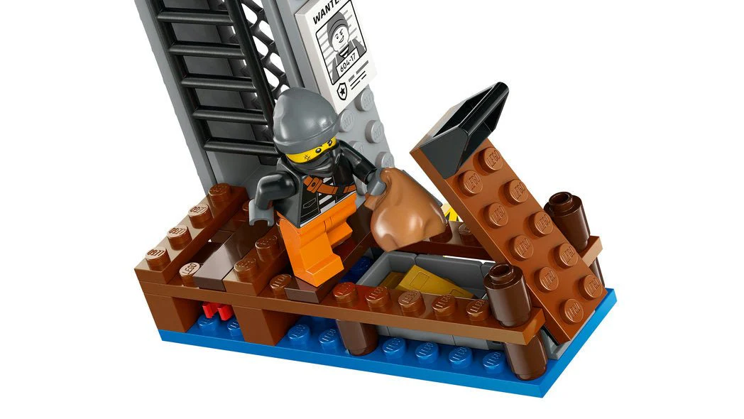 Lego 60417 City Police Speedboat & Crooks Hideout - Image 3
