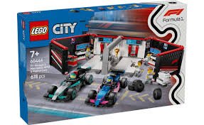 Lego 60444 City F1 Garage & Mercedes-AMG & Alpine Cars