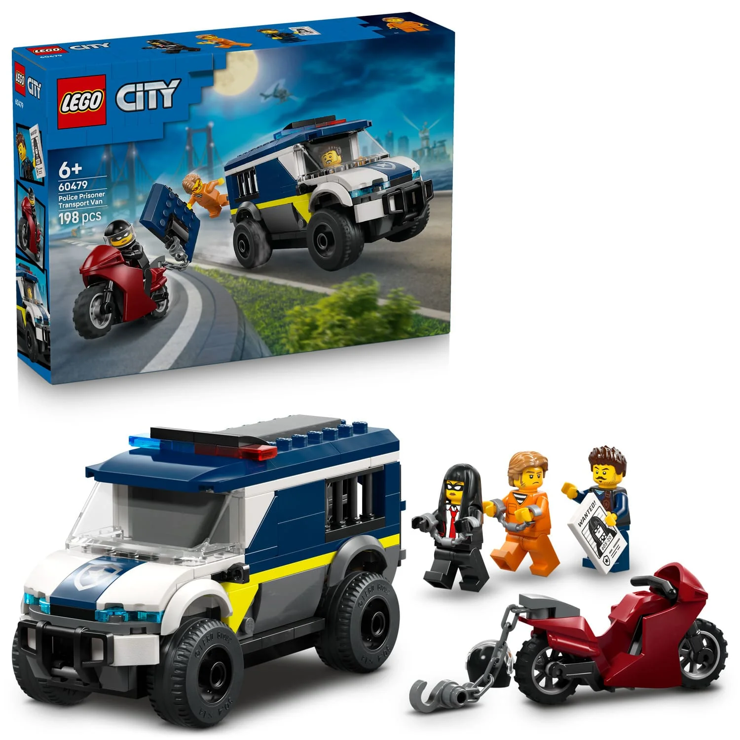 Lego 60479 City Police Prisoner Transport Van - Image 2