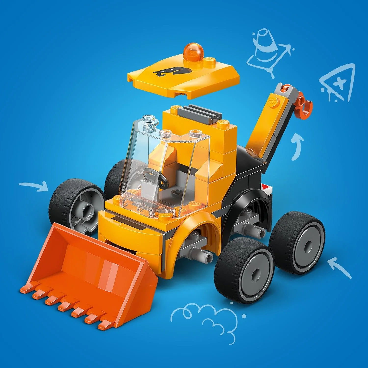 Lego 60483 City Rides Construction Loader - Image 3